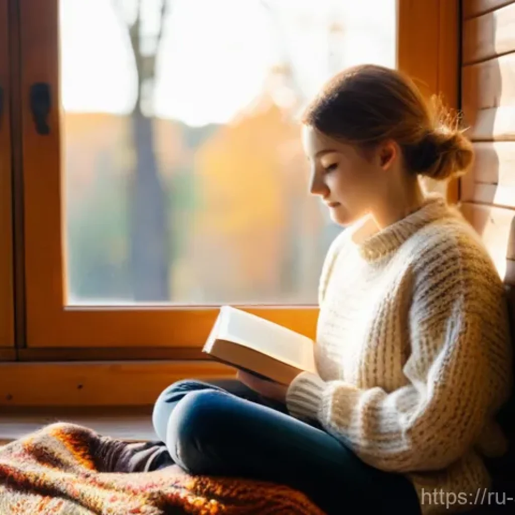 안전관리에서의 데이터 활용 방법 - **Prompt 1: "A young woman, approximately 25 years old, sits comfortably by a large window in a rust...
